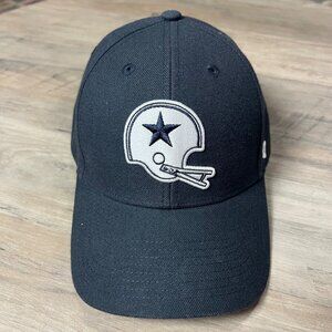 Dallas Cowboys 47 Adjustable Strapback Hat NFL Navy Blue Embroidered Helmet Logo